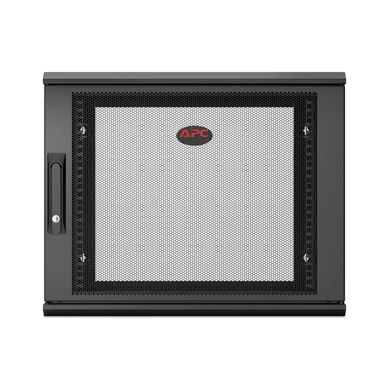APC NetShelter WX AR109SH6, 9U, 19-tolline plaasterkapp, seinale paigaldatav, eelmonteeritud, 600MM sügav