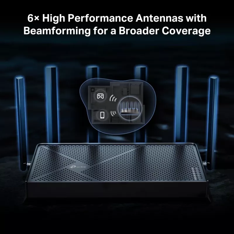 TP-Link Archer BE400 juhtmevaba ruuter 2,5 Gigabit Ethernet kaheribaline (2,4 GHz / 5 GHz) must