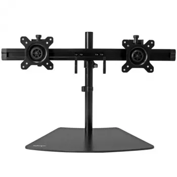 StarTech.com kahe monitori alus – horisontaalne – must, vabaltseisev, 8 kg, 61 cm (24 tolli), 100 x 100 mm, kõrguse reguleerimine, must