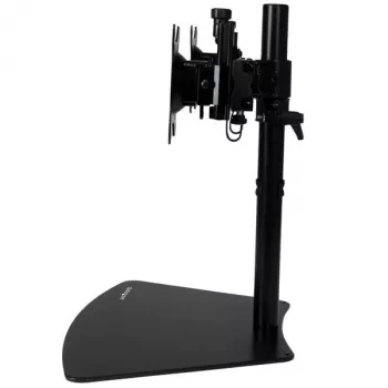 StarTech.com kahe monitori alus – horisontaalne – must, vabaltseisev, 8 kg, 61 cm (24 tolli), 100 x 100 mm, kõrguse reguleerimine, must