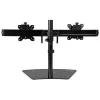 StarTech.com kahe monitori alus – horisontaalne – must, vabaltseisev, 8 kg, 61 cm (24 tolli), 100 x 100 mm, kõrguse reguleerimine, must