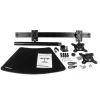 StarTech.com kahe monitori alus – horisontaalne – must, vabaltseisev, 8 kg, 61 cm (24 tolli), 100 x 100 mm, kõrguse reguleerimine, must
