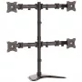 StarTech.com nelja monitori lauaalus - liigendatav, eraldiseisev, 8 kg, 33 cm (13 tolli), 68,6 cm (27 tolli), 100 x 100 mm, must