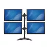 StarTech.com nelja monitori lauaalus - liigendatav, eraldiseisev, 8 kg, 33 cm (13 tolli), 68,6 cm (27 tolli), 100 x 100 mm, must