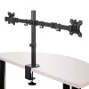 StarTech.com lauale kinnitatav kahe monitori õlg - lauaklamber / läbiviiguga VESA monitori kinnitus kuni 32-tollistele kuvaritele - ergonoomiline liigendatud monitoriõlg - kõrguse reguleerimine / kallutatav / pööratav / roteeritav