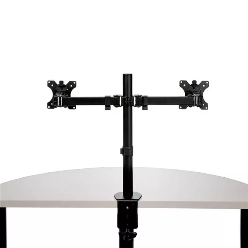 StarTech.com lauale kinnitatav kahe monitori õlg - lauaklamber / läbiviiguga VESA monitori kinnitus kuni 32-tollistele kuvaritele - ergonoomiline liigendatud monitoriõlg - kõrguse reguleerimine / kallutatav / pööratav / roteeritav