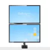 StarTech.com Lauakinnitusega Kahe Monitori Käsi, Täisliigutusega Monitorikinnitus 2x VESA Kuvarile kuni 32 tolli (17.6lb/8kg), Kõrguse Reguleerimine, Klambri/Läbiviigukinnitus, Mehaaniline Vedru