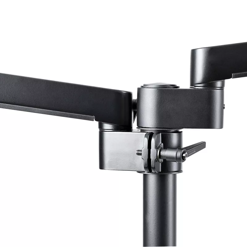 StarTech.com Lauakinnitusega Kahe Monitori Käsi, Täisliigutusega Monitorikinnitus 2x VESA Kuvarile kuni 32 tolli (17.6lb/8kg), Kõrguse Reguleerimine, Klambri/Läbiviigukinnitus, Mehaaniline Vedru