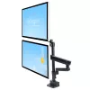 StarTech.com Lauakinnitusega Kahe Monitori Käsi, Täisliigutusega Monitorikinnitus 2x VESA Kuvarile kuni 32 tolli (17.6lb/8kg), Kõrguse Reguleerimine, Klambri/Läbiviigukinnitus, Mehaaniline Vedru