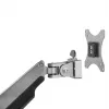 StarTech.com lauakinnitusega monitorihoob – vastupidav ergonoomiline VESA monitorihoob – ühe 9 kg ekraani jaoks – täisliigutus, reguleeritav kõrgus, liigendatav – alumiinium – C-klamber/läbiviik – hõbedane