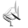 StarTech.com lauakinnitusega monitorihoob – vastupidav ergonoomiline VESA monitorihoob – ühe 9 kg ekraani jaoks – täisliigutus, reguleeritav kõrgus, liigendatav – alumiinium – C-klamber/läbiviik – hõbedane