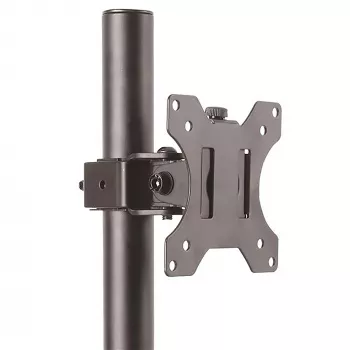 StarTech.com Single Monitor Desk Mount - Ühe ekraani tugev postikinnitus kuni 8 kg VESA-ühilduvatele kuvaritele - Ergonoomiline kõrgusreguleeritav monitori hoob - Lauaklamber/läbiviigukinnitus