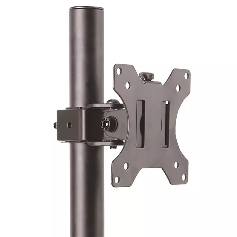 StarTech.com Single Monitor Desk Mount - Ühe ekraani tugev postikinnitus kuni 8 kg VESA-ühilduvatele kuvaritele - Ergonoomiline kõrgusreguleeritav monitori hoob - Lauaklamber/läbiviigukinnitus