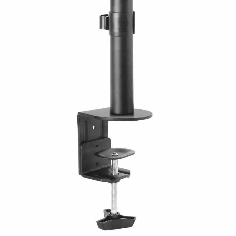 StarTech.com Single Monitor Desk Mount - Ühe ekraani tugev postikinnitus kuni 8 kg VESA-ühilduvatele kuvaritele - Ergonoomiline kõrgusreguleeritav monitori hoob - Lauaklamber/läbiviigukinnitus