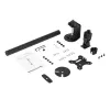StarTech.com Single Monitor Desk Mount - Ühe ekraani tugev postikinnitus kuni 8 kg VESA-ühilduvatele kuvaritele - Ergonoomiline kõrgusreguleeritav monitori hoob - Lauaklamber/läbiviigukinnitus