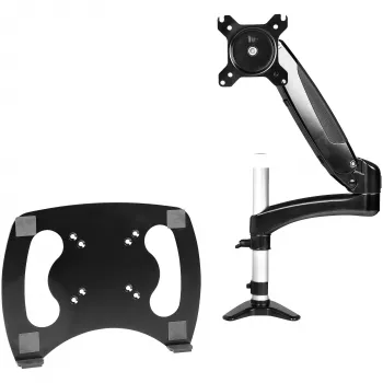 StarTech.com lauale kinnitatav sülearvutihoidik - täisliigendiga käsi sülearvutile või ühele 34-tollisele monitorile - VESA-kinnitusega sülearvutialuse klamber - ergonoomiline reguleeritav sülearvutialus - lauaklamber