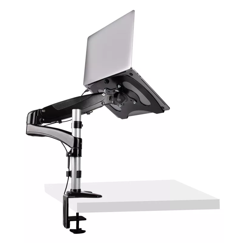 StarTech.com lauale kinnitatav sülearvutihoidik - täisliigendiga käsi sülearvutile või ühele 34-tollisele monitorile - VESA-kinnitusega sülearvutialuse klamber - ergonoomiline reguleeritav sülearvutialus - lauaklamber
