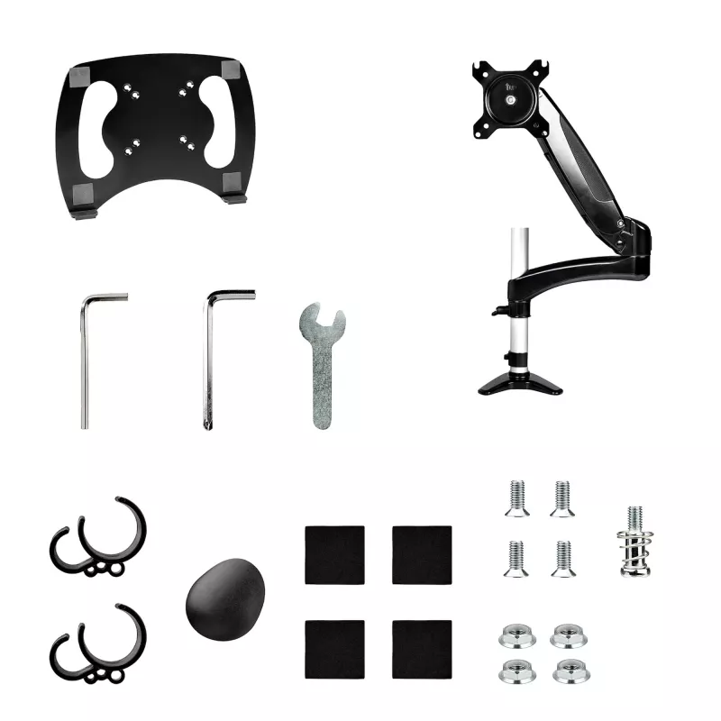 StarTech.com lauale kinnitatav sülearvutihoidik - täisliigendiga käsi sülearvutile või ühele 34-tollisele monitorile - VESA-kinnitusega sülearvutialuse klamber - ergonoomiline reguleeritav sülearvutialus - lauaklamber