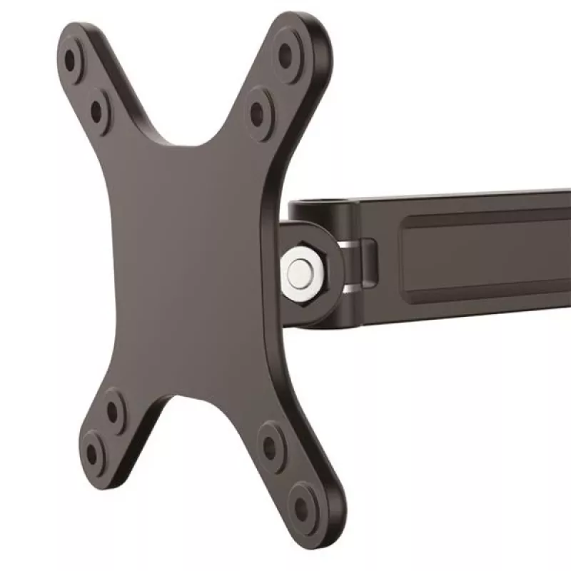 StarTech.com seinale kinnitatav monitori käsi – ühe pöördega, 15 kg, 33 cm (13 tolli), 68,6 cm (27 tolli), 75 x 75 mm, 100 x 100 mm, must