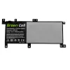 Aku roheline Cell AS111 ASUS X556U X556UA X556UB X556UF X556UJ X556UQ X556UR X556UV jaoks