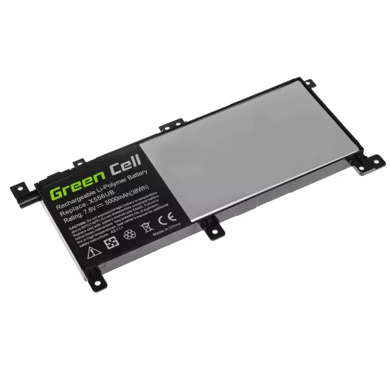 Aku roheline Cell AS111 ASUS X556U X556UA X556UB X556UF X556UJ X556UQ X556UR X556UV jaoks