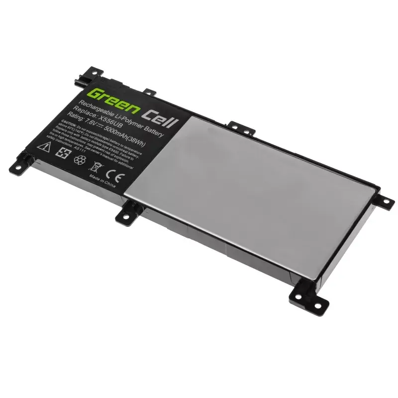 Aku roheline Cell AS111 ASUS X556U X556UA X556UB X556UF X556UJ X556UQ X556UR X556UV jaoks