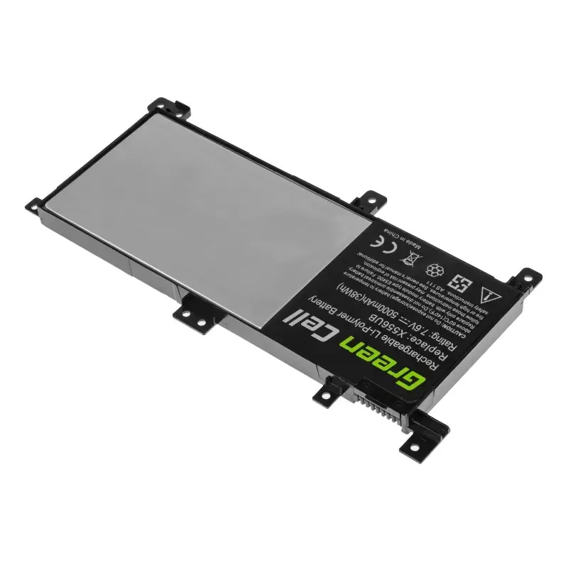 Aku roheline Cell AS111 ASUS X556U X556UA X556UB X556UF X556UJ X556UQ X556UR X556UV jaoks