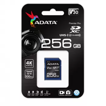 ADATA ASDX256GUI3V30S-R mälukaart 256 GB SDXC UHS-I Klass 10