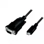 LogiLink AU0051A videokaabli adapter 1,2 m USB C VGA D-Sub Must