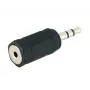 Kaablisoo muundur Microconnect AUDALX 3,5 mm -> 2,5 mm, must