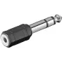 Kaablisoo muundur Microconnect AUDANR 6,3 mm -> 3,5 mm Must