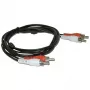 Microconnect AUDCC2 helikaabel 1,5 m 2 x RCA must