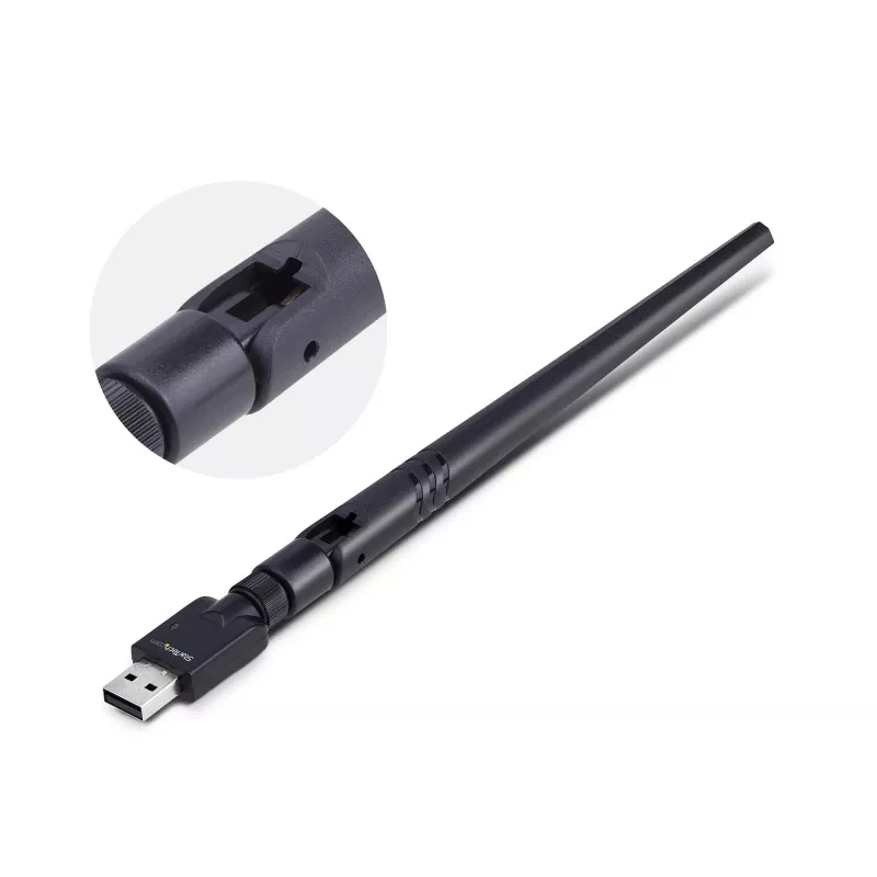 StarTech.com USB Bluetooth 5.3 Class 1 adapteri võti arvutile/sülearvutile, pikamaa-ühenduvus klaviatuurile, hiirele, heli voogesituseks ja PAN-võrguks, Windows/Linux