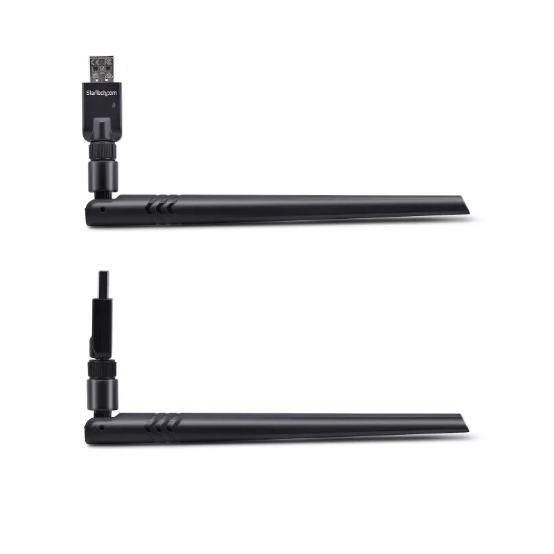 StarTech.com USB Bluetooth 5.3 Class 1 adapteri võti arvutile/sülearvutile, pikamaa-ühenduvus klaviatuurile, hiirele, heli voogesituseks ja PAN-võrguks, Windows/Linux