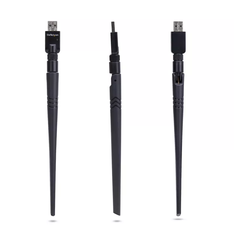 StarTech.com USB Bluetooth 5.3 Class 1 adapteri võti arvutile/sülearvutile, pikamaa-ühenduvus klaviatuurile, hiirele, heli voogesituseks ja PAN-võrguks, Windows/Linux