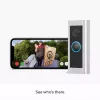 Video intercom system RING B0B2BNM4PV — juhtmeta, 1920×1080 max video, niklivärvusega viimistlus, Wi‑Fi (802.11b/g/n/ax)