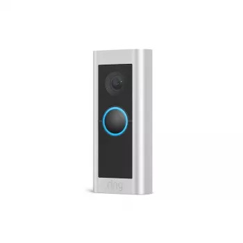 Video intercom system RING B0B2BNM4PV — juhtmeta, 1920×1080 max video, niklivärvusega viimistlus, Wi‑Fi (802.11b/g/n/ax)