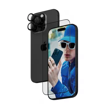 PanzerGlass 2-in-1 komplekt iPhone '24 6.3-tolline Pro B2862+1284