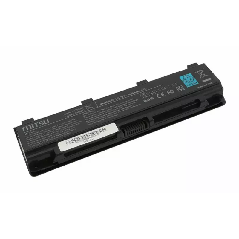 MITSU sülearvuti aku Toshiba C850 / L800 / S855 jaoks, 4400 mAh, 10,8–11,1 V