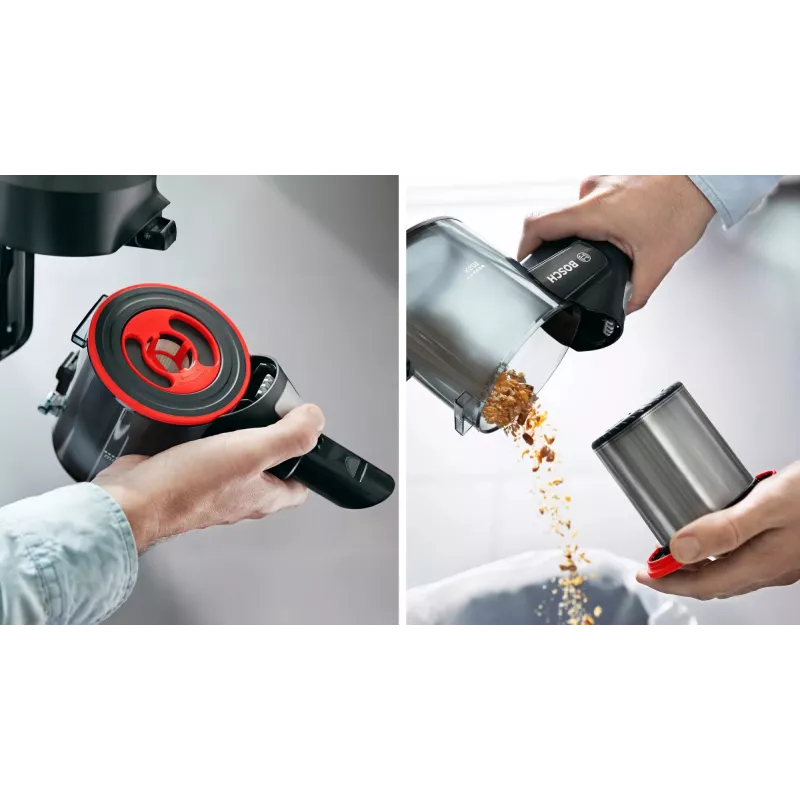 Bosch BCS712XXL pulkpuhasti/elektriline luud Aku Kuiv Kotita 0.3 L Must 3 Ah