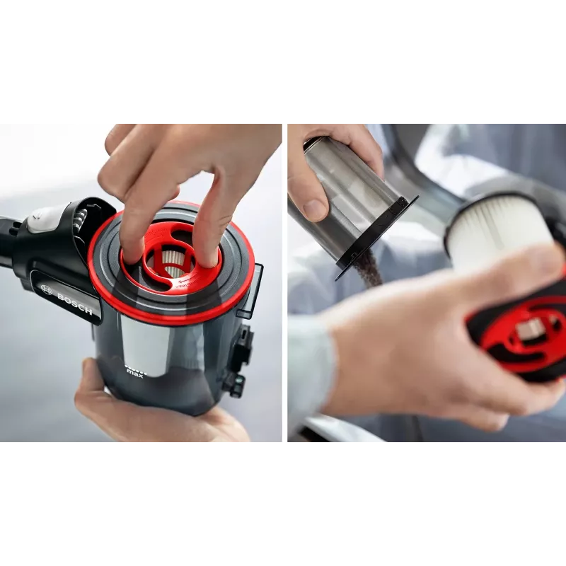 Bosch BCS712XXL pulkpuhasti/elektriline luud Aku Kuiv Kotita 0.3 L Must 3 Ah