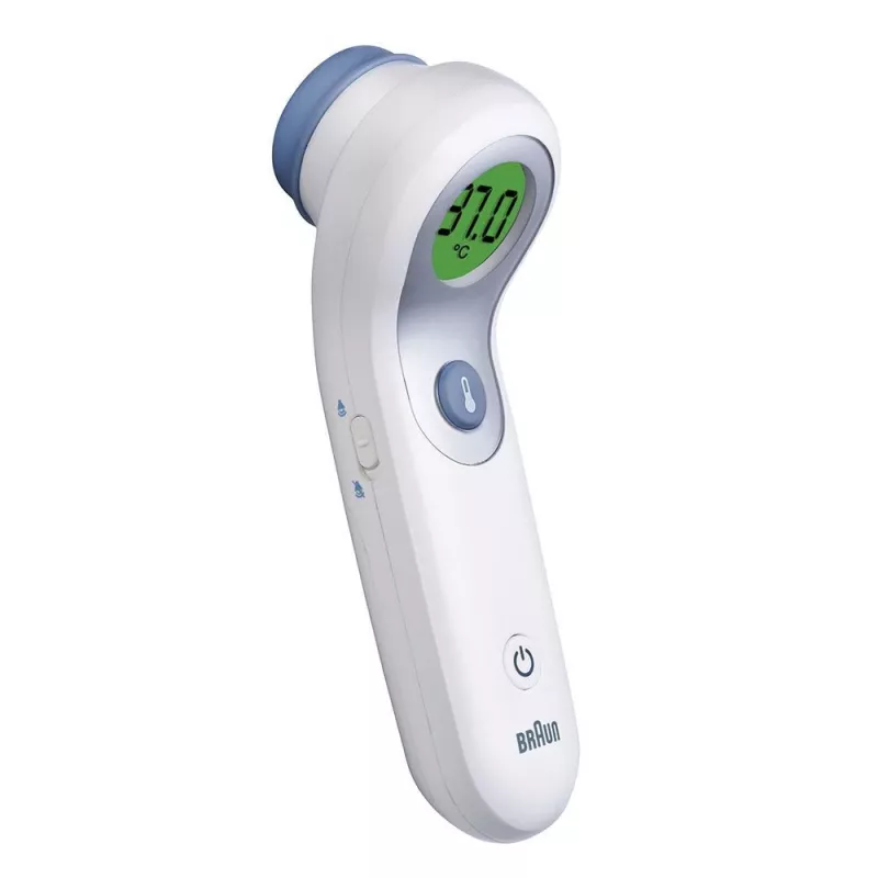 Braun BNT300WE digitaalne kehatemperatuuri mõõtmise termomeeter kaugtuvastusega termomeeter Valge Otsmik Nupud