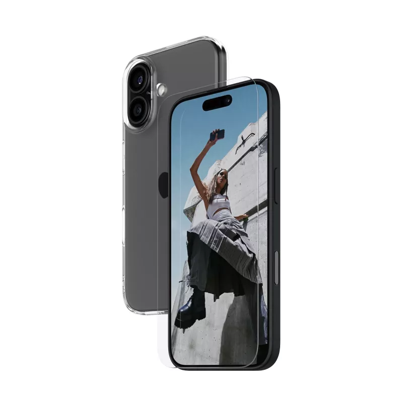 PanzerGlass SAFE. by ® 2-in-1 kaitsekomplekt iPhone 16, Apple, Apple - iPhone 16, Kuiv paigaldus, Kriimustuskindel, Löögikindel, Läbipaistev, 1 tk