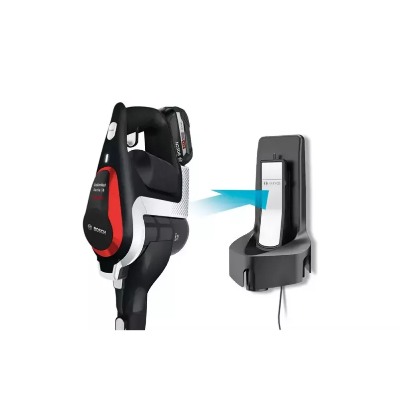 Bosch BSS81POW1 püsttolmuimeja/elektriline hari Aku Kuiv Must 5 Ah