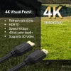 HDMI-kaabel Unitek C11079BK-10M — 10 m, HDMI tüüp A-lt tüüp A-le, must, toetab kuni 4096×3112