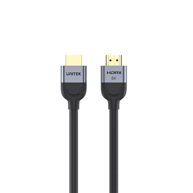 HDMI-kaabel UNITEK C11086GY01-2M 2m 48 Gbit/s ARC Must Hall