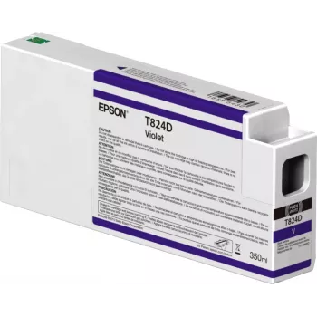 Epson Singlepack Violet T824D00 UltraChrome HDX 350ml, Violet, Pigment-tint, 350 ml, 1 tk
