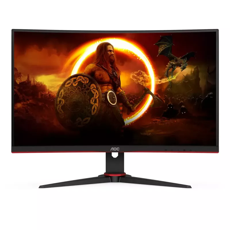AOC G2 C27G2E/BK arvutimonitor 68,6 cm (27 tolli) 1920 x 1080 pikslit Full HD must, punane