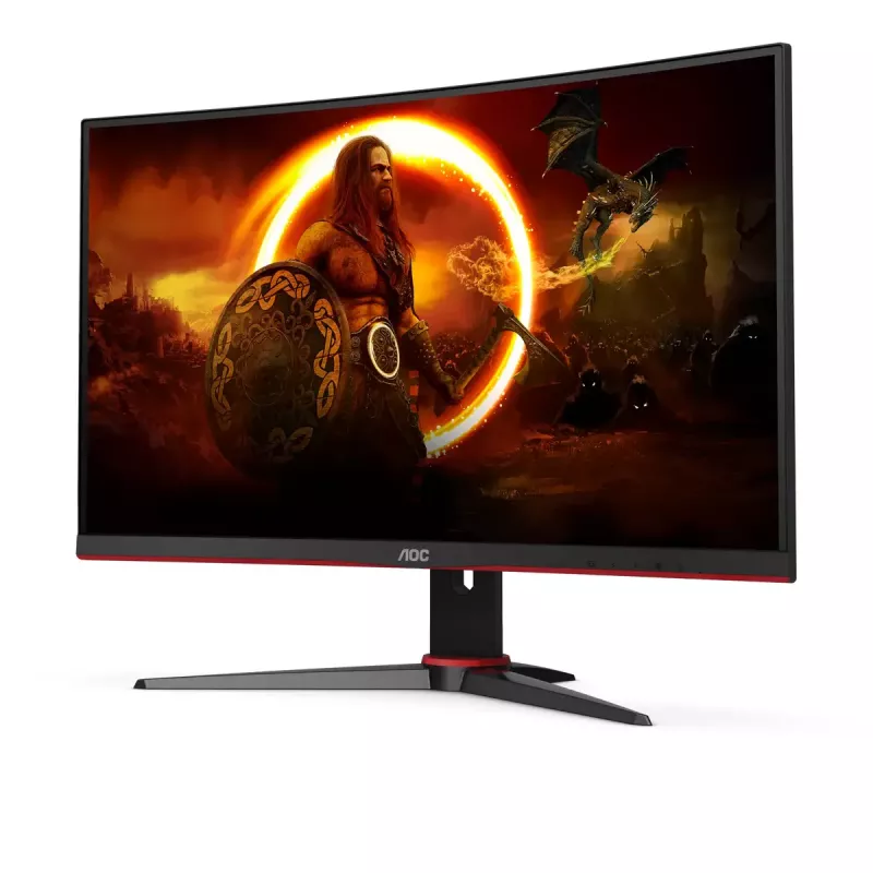 AOC G2 C27G2E/BK arvutimonitor 68,6 cm (27 tolli) 1920 x 1080 pikslit Full HD must, punane