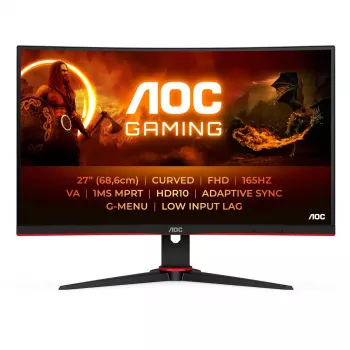 AOC G2 C27G2E/BK arvutimonitor 68,6 cm (27 tolli) 1920 x 1080 pikslit Full HD must, punane